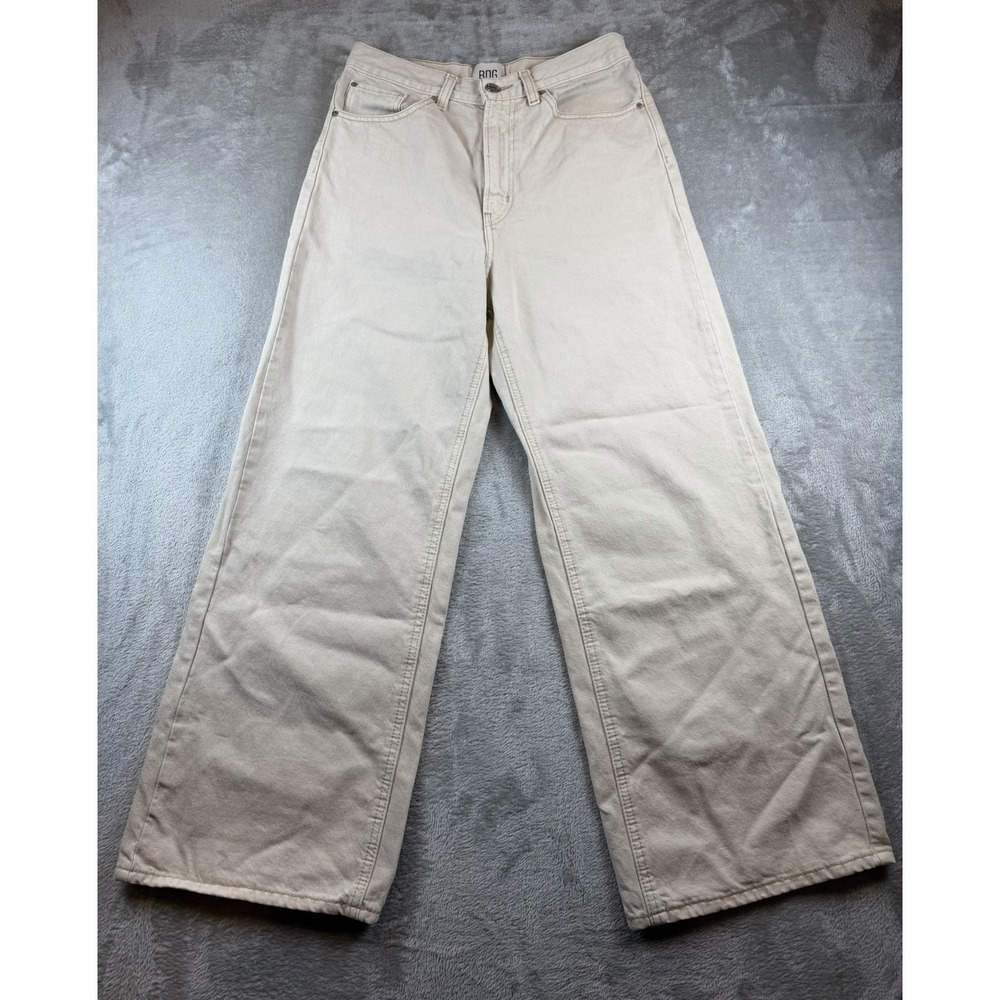 BDG Urban Outfitters Jeans Women's Size 29 High & Wide Baggy Cream Beige Skater